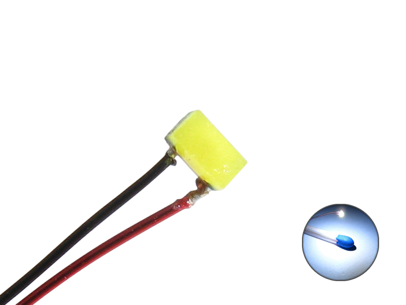 SMD 0402, Draht Kabel kaltweiß 518