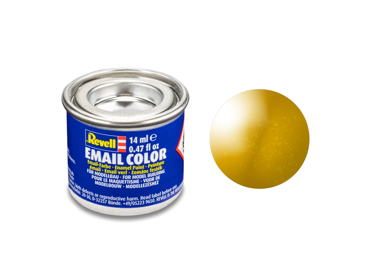 Email Color Messing, metallic, 14ml 32192