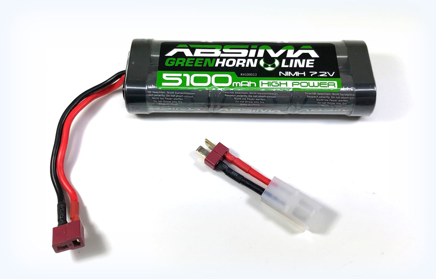 Greenhorn Vol.2 NiMH 7.2V 5100 (T-Plug + Tamiya Adapter) 4100013