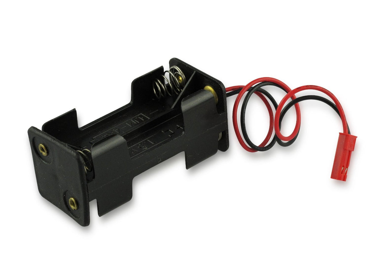 Yuki Model Batteriebox 4 x AA (Mignon) mit JST-BEC-Stecker