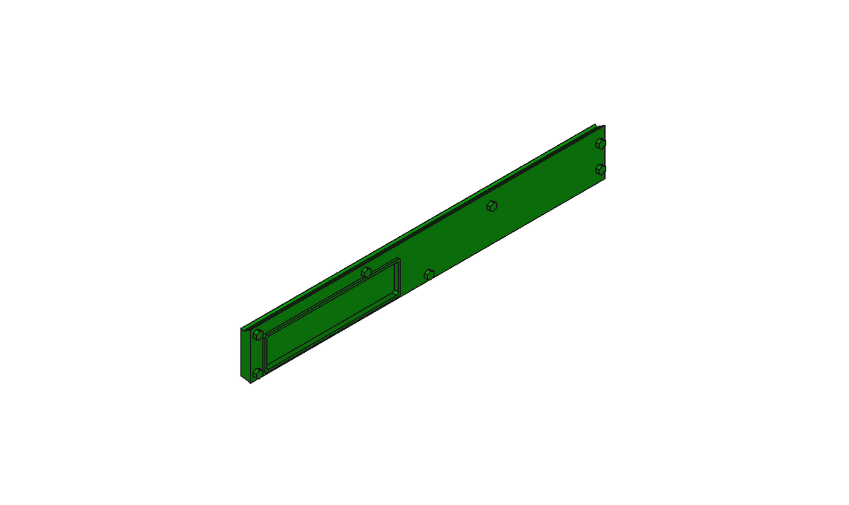 Wiesel MK20 Ersatzteil Empfängerhalter Paneel Oben (001-65-74)