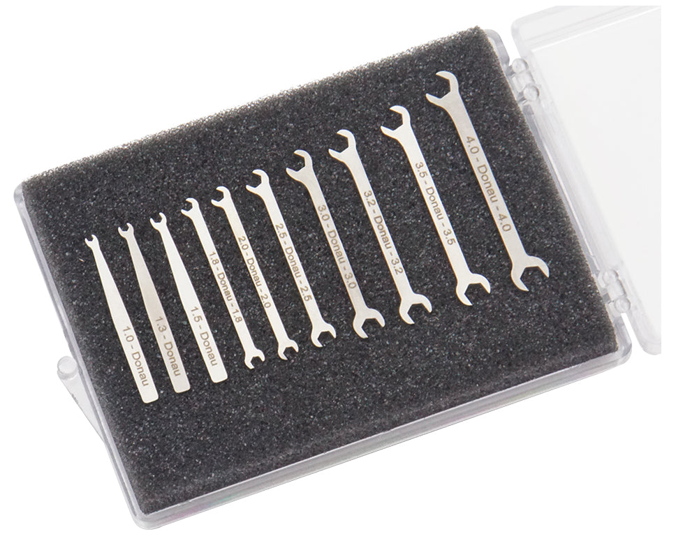 SET - Micro-Maulschlüssel-Set 10-tlg. 1-4 mm 980