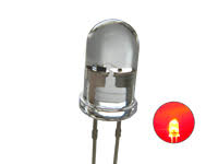 LED 3 mm klar rot 539