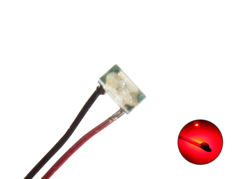 SMD 0402  Draht Kabel, rot   516