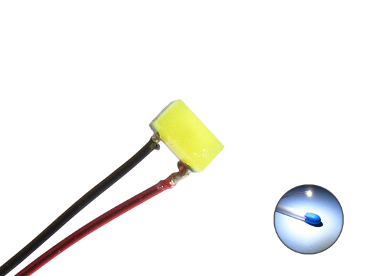 SMD 0603, Draht Kabel  kaltweiß   528