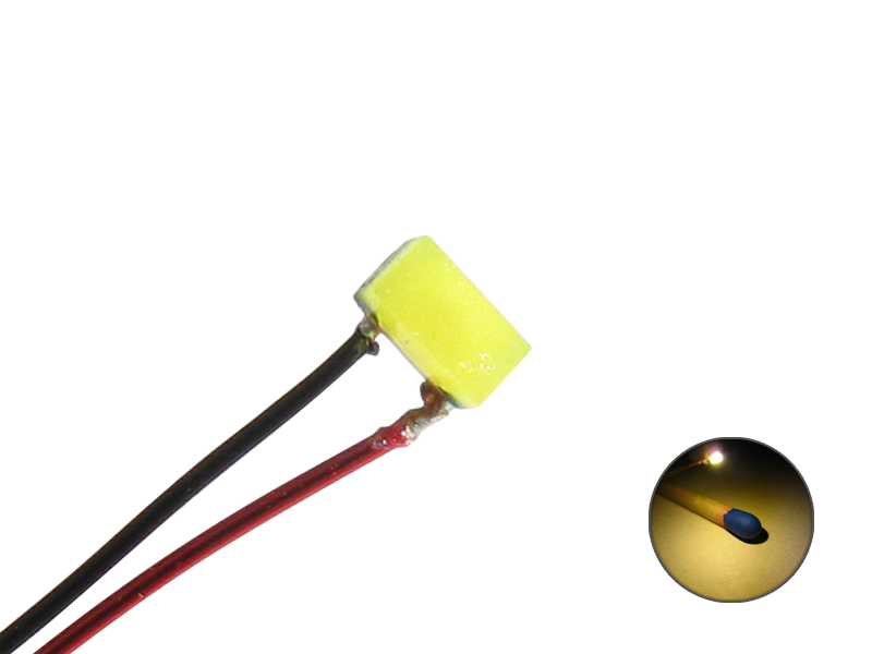 SMD 0402, Draht Kabel, warmweiß    519