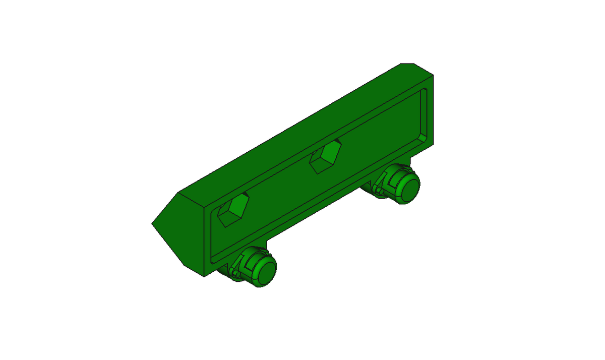Wiesel MK20 Ersatzteil Heckklappe Kennzeichenhalter (001-106-112)