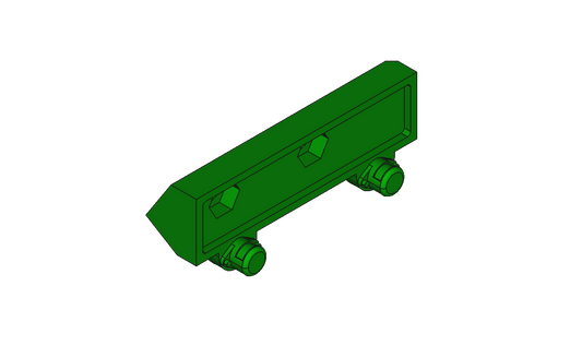 Wiesel MK20 Ersatzteil Heckklappe Kennzeichenhalter (001-106-112)