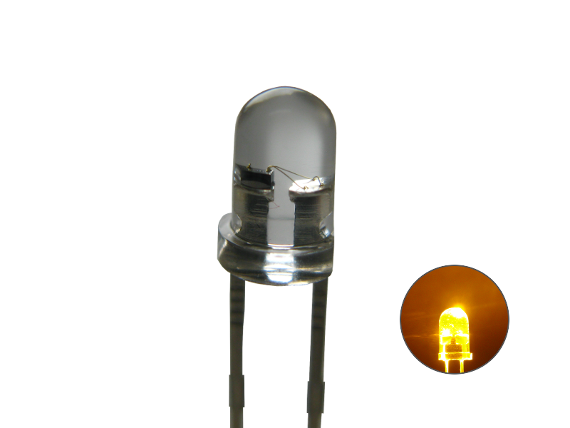 LED 3mm klar gelb   550