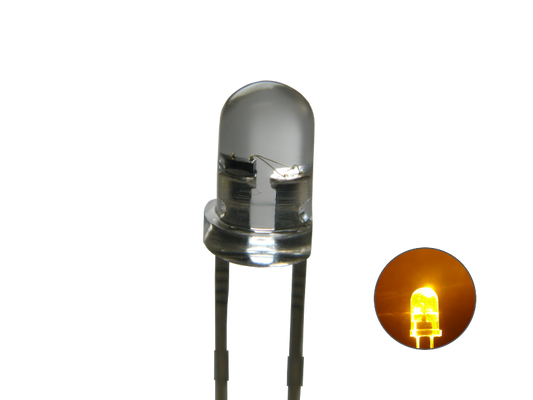 LED blinkend, 3 mm, klar gelb   541