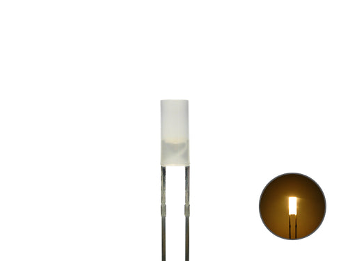 LED 3 mm  kaltweiß Zylinder  diff.   544