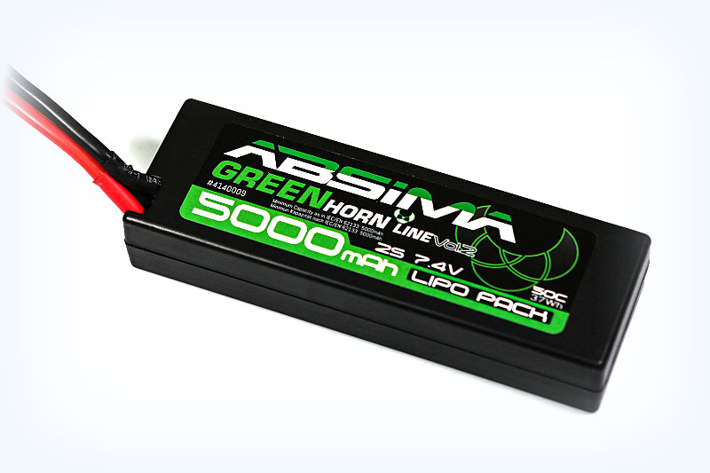 Greenhorn Vol.2 LiPo 7.4V-50C 5000 HC (T-Plug)