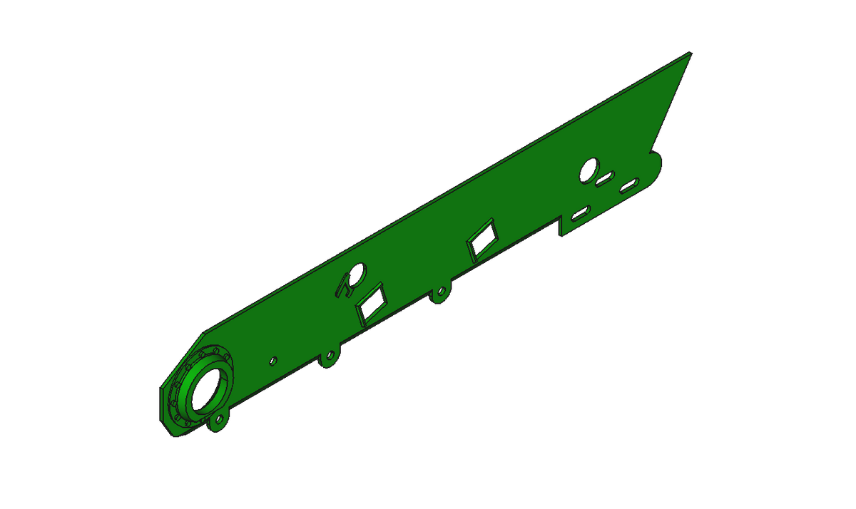 Wiesel MK20 Ersatzteil Seitenwand Paneel Links (001-53-60)