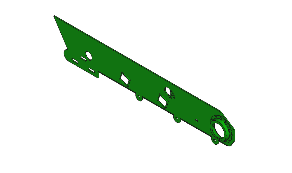 Wiesel MK20 Ersatzteil Seitenwand Paneel Rechts (001-54-60)