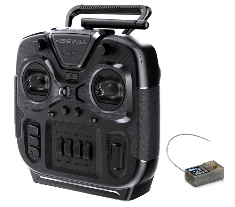 6-Kanal Stick Fernsteuerungsset "SR6S-EVO" 2.4GHz - 2* RX
