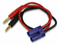 Akku-Ladekabel, 2,5 qmm, 30 cm, E-flite EC5
