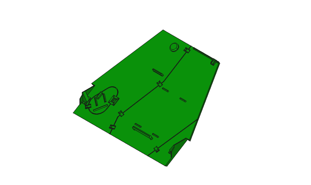 Wiesel MK20 Ersatzteil Blende Vorne (001-79-103)