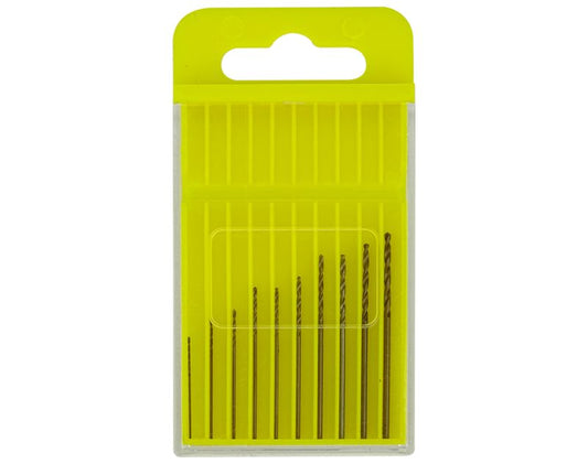 Donau Elektronik HSS-CO-200 Kobalt-Bohrerset 10-teilig, 0,3–1,2 mm