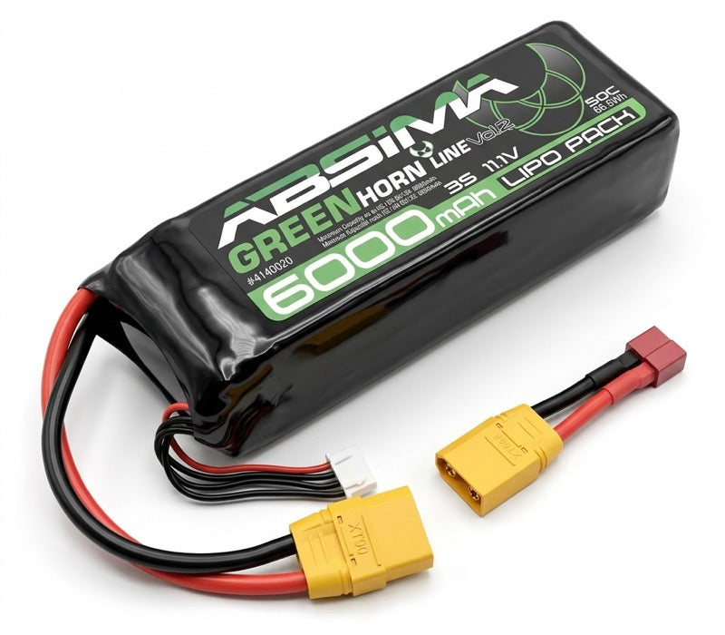 Greenhorn Vol.2 LiPo 3S 7,4V-50C 6000 HC (XT90/T-Plug)