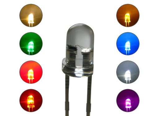 LED 3 mm klar warmweiß   549