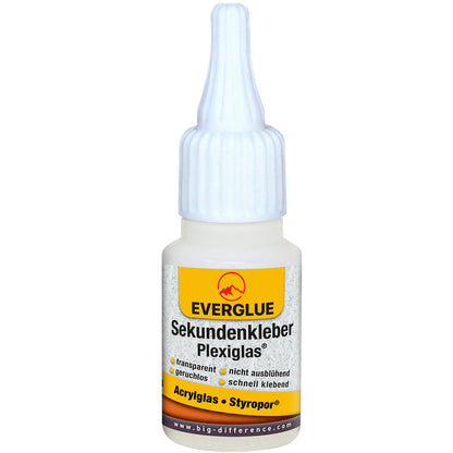 Everglue Sekundenkleber für PMMA (Plexiglas®)