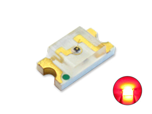 SMD 1206 o.Draht  3,2/1,6/0,68 mm  rot      514