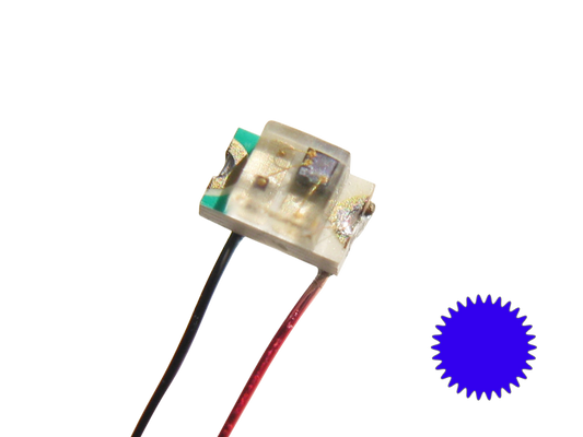 SMD 0805 Blink-LED mit Kabel ca. 30 cm, blau