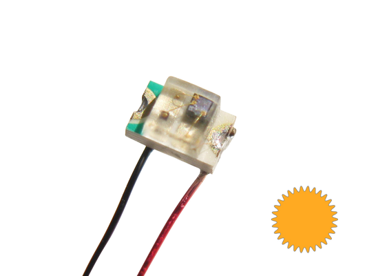 SMD 0805 Blink-LED mit Kabel ca. 30 cm, gelb