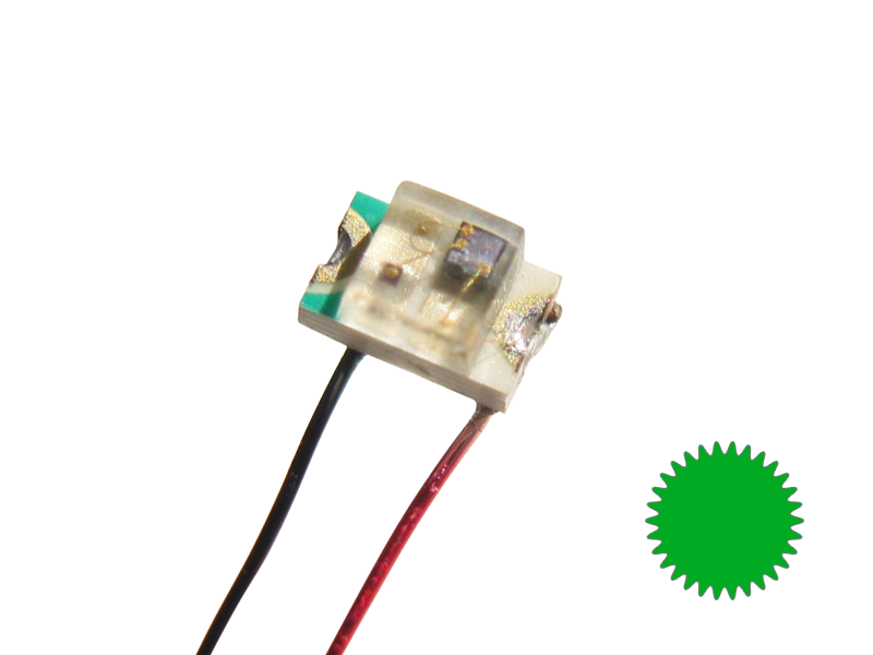 SMD 0805 Blink-LED mit Kabel ca. 30 cm, grün