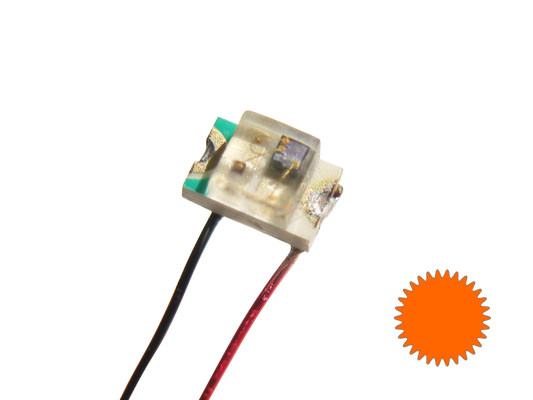 SMD 0805 Blink-LED mit Kabel ca. 30 cm, orange