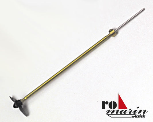 Robbe Stevenrohr 110 mm mit Welle M2 x 160 mm und Schiffsschraube
