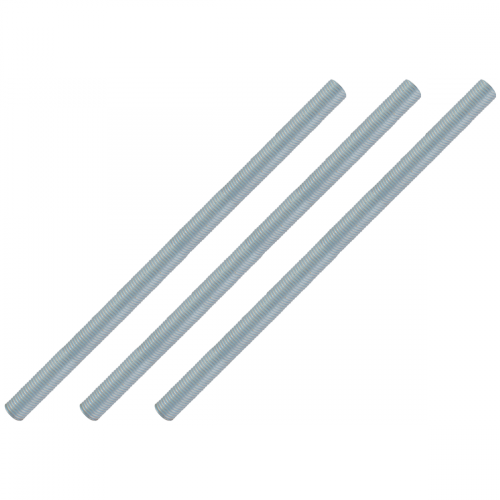 Gewindestange verzinkt M3 DIN 975 Art.Nr.: D975Z03   0,5 Meter